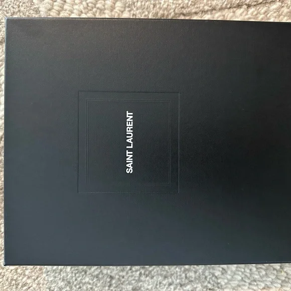 YSL Black Clutch with Gold chain - Picture 9 of 10